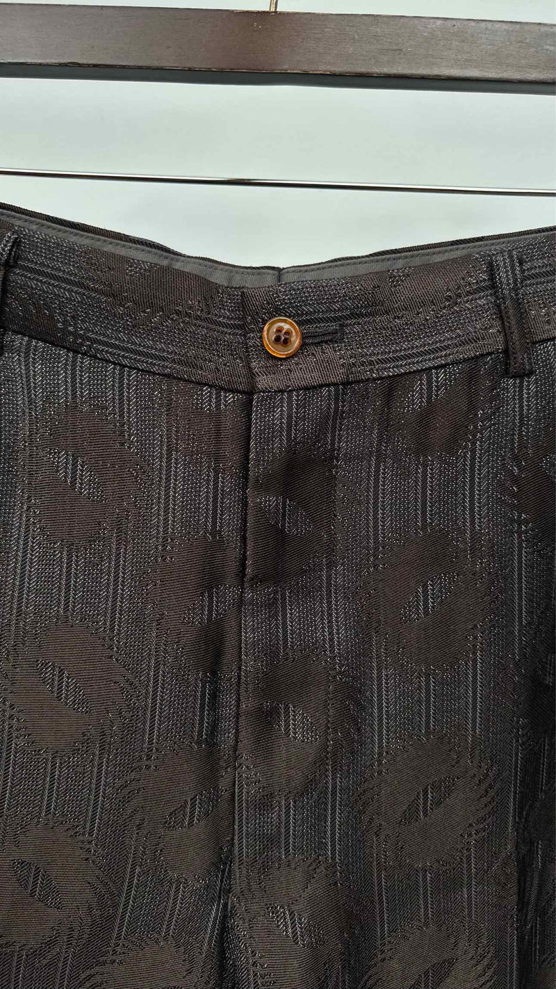 Comme Des Garcons Homme Plus Jacquard Satin Stripe Pants