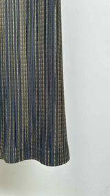 Pleats Please Pleated Stripe Wide Pants