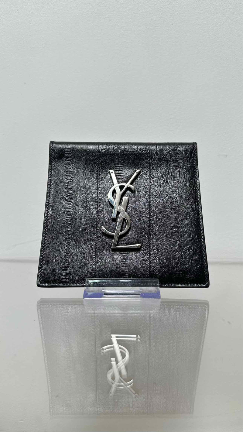 Yves Saint Laurant Logo Passport Case