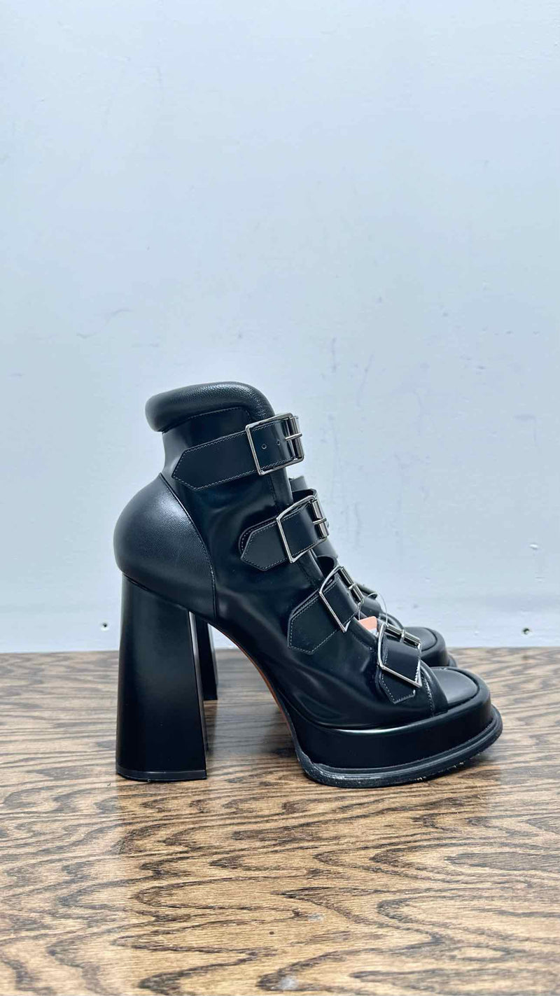 Alexander McQueen Caged Sandal Heels