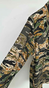 Dries Van Noten Patchwork Camo Shirt Jacket