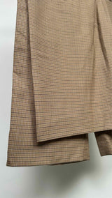 Dries Van Noten Plaid Layered Shorts