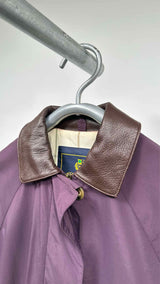 Loro Piana Leather-collar Drawstring Coat