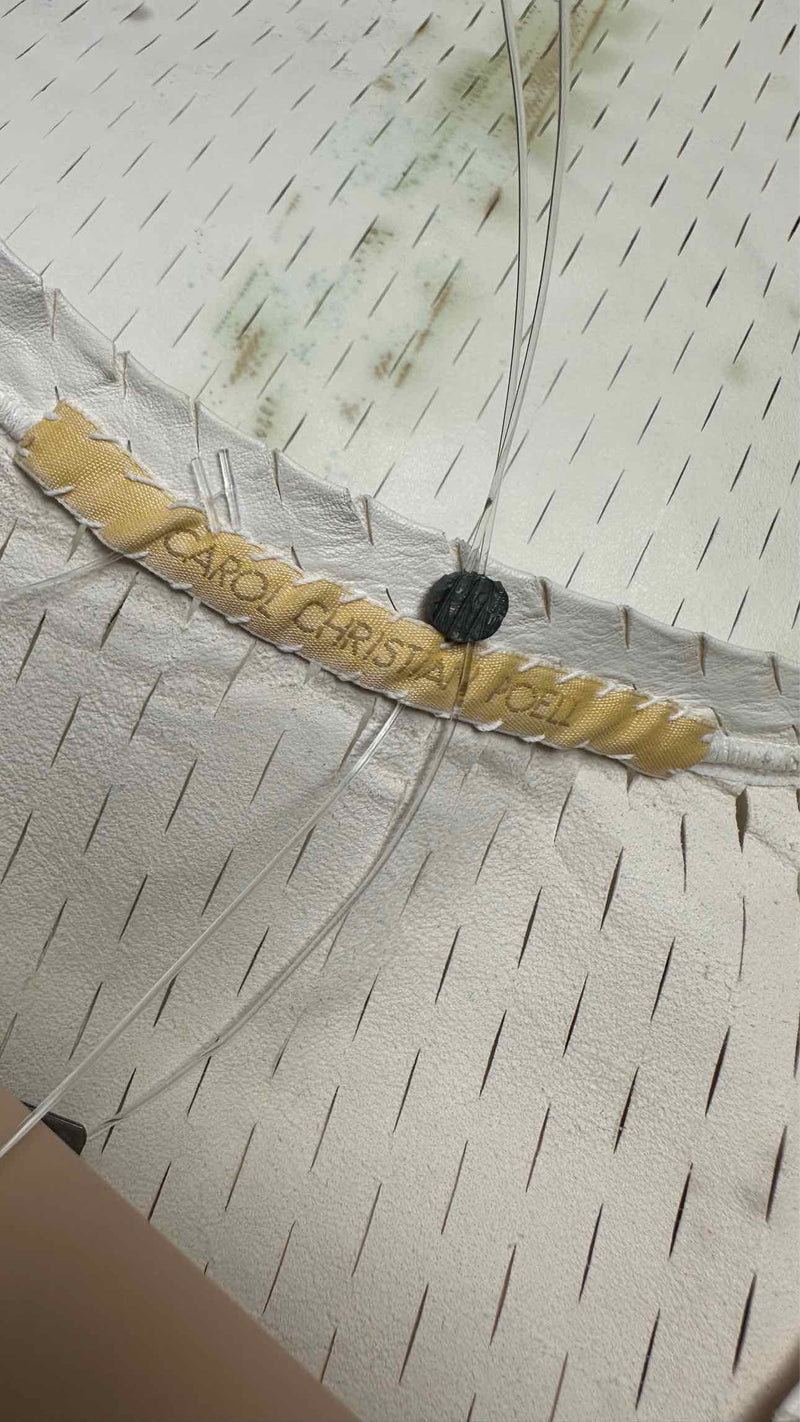 Carol Christian Poell Poell Perforated-leather Object-dye Vest