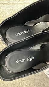 Courreges Oblique Wedge Sandals
