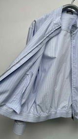 Christian Dior Mock Neck Striped Light Bomber Jacket