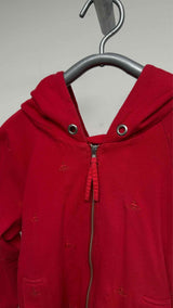 Vivienne Westwood Red Label Logo Embroidered Zip-up Hoodie