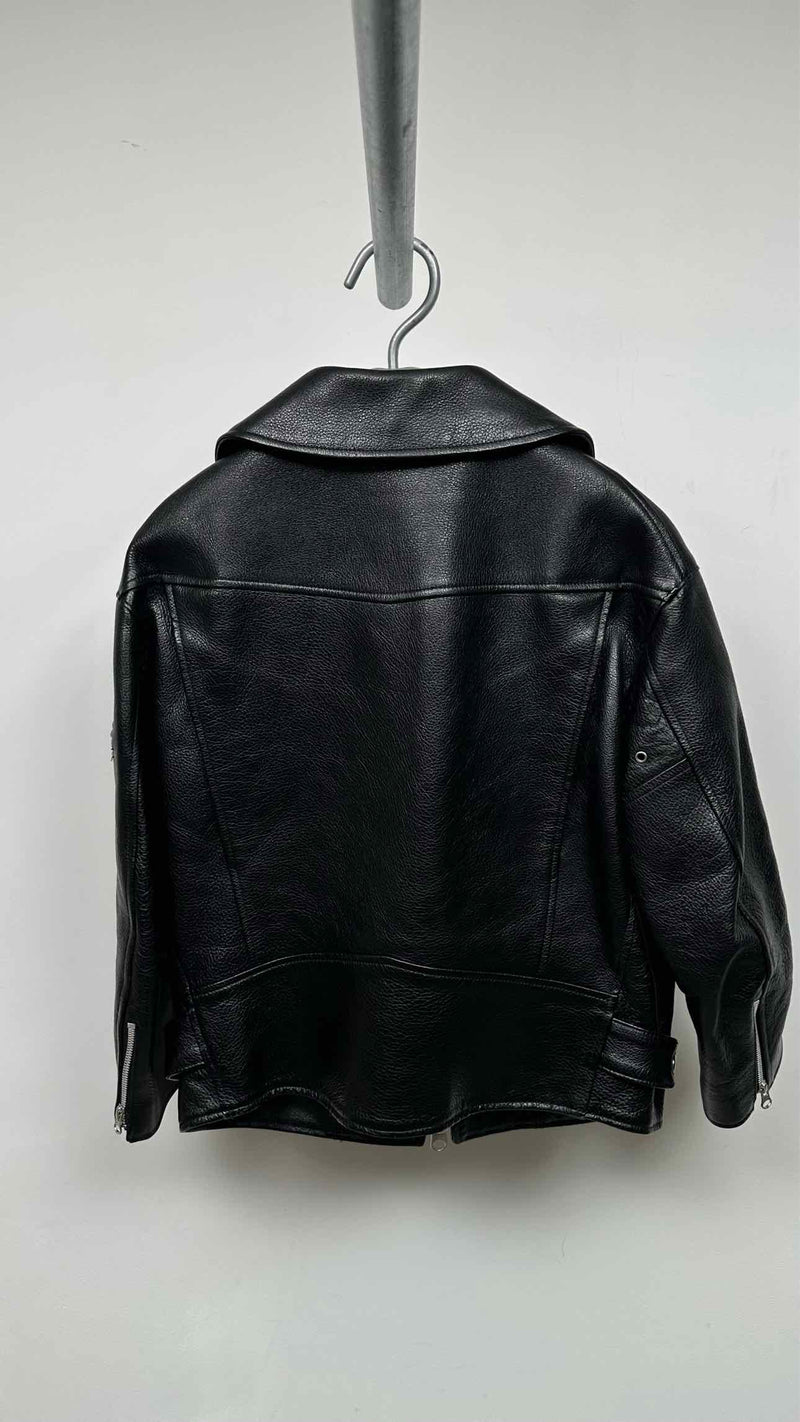 Junya Watanabe Portrait-Collar Leather Jacket