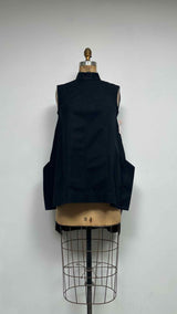 Rick Owens N/S Mock-neck Back-zip Mini Dress