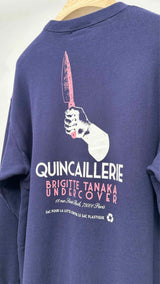 Undercover Knife in Hana Print Sweatshirt
