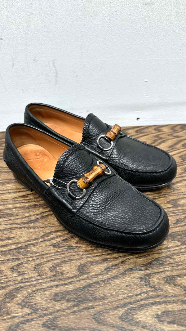 Gucci Wooden Horsebit Loafers