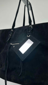 Balenciaga Papier Suede Tote Bag