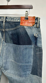 Kapital Kountry Patchwork Damage Jeans