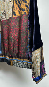 Pierre-Louis Mascia L/S Printed Scarf Silk Top