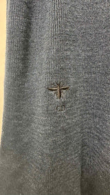 Christian Dior Logo Embroidered Rib Tank Top