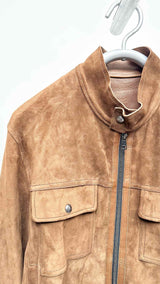 Moncler Suede Bomber Jacket