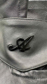 Axel Arigato Leather Trench Coat