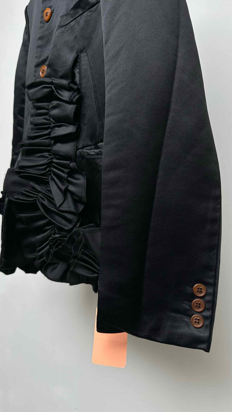 Comme Des Garcons Comme Des Garcons Frill-detailed Blazer