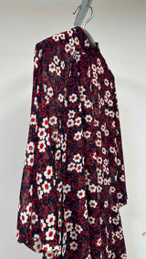 Comme Des GarÃ§ons Comme Des GarÃ§ons L/S Floral Sheer Dress
