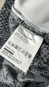 Kozaburo Snake Jacquard Extra Baggy Jeans