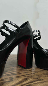 Christian Louboutin Movida Jane 130 Leather Pumps