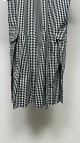 Simone Rocha S/S Pleated Bottom Gingham Shirt