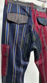 LOEWE Patchwork Stripe Cargo Pants