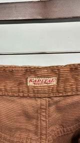 Kapital Studed Corduroy Flare Pants
