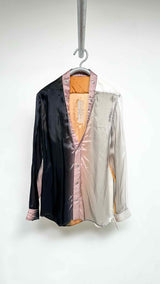 Rick Owens Larry Fogpocket Ombre Satin Shirt
