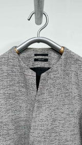 Issey Miyake Men Collarless Jacquard Jacket