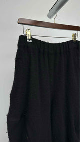 Comme Des Garcons Boiled-wool 3D Cropped Wide Pants