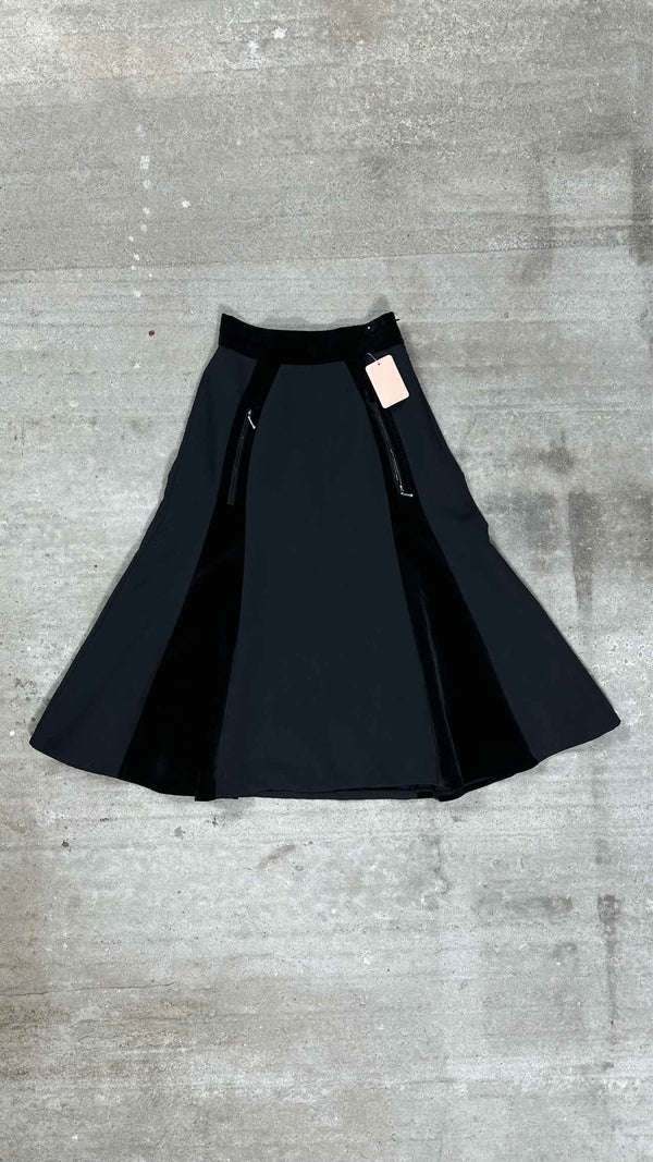 Alexander Wang Velvet Paneled Skirt