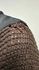 Jean Paul Gaultier Homme Zip-up Hybrid Mesh Jacket