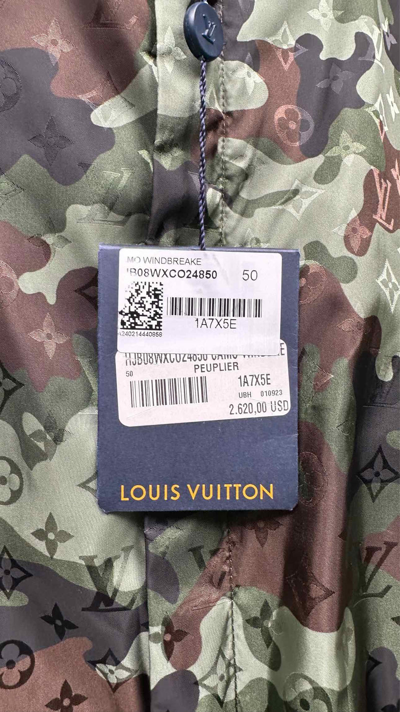 Louis Vuitton Camo Monogram Windbreaker
