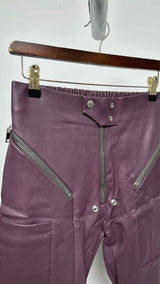 Rick Owens Easy Strobe Leather Pants