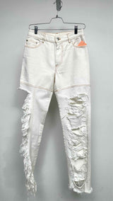 Peter Do Slim-fit Distressed Jeans