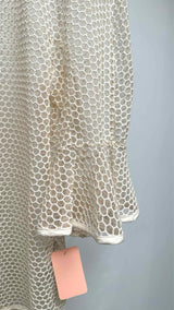 Blumarine S/S Mesh Top