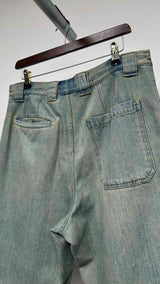 Lanvin Logo-jacquard Denim Cargo Shorts