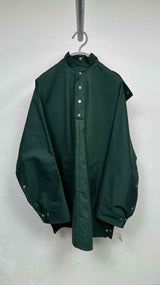 Bottega Veneta Aluminium-lining Bottom-snap Hooded Cape