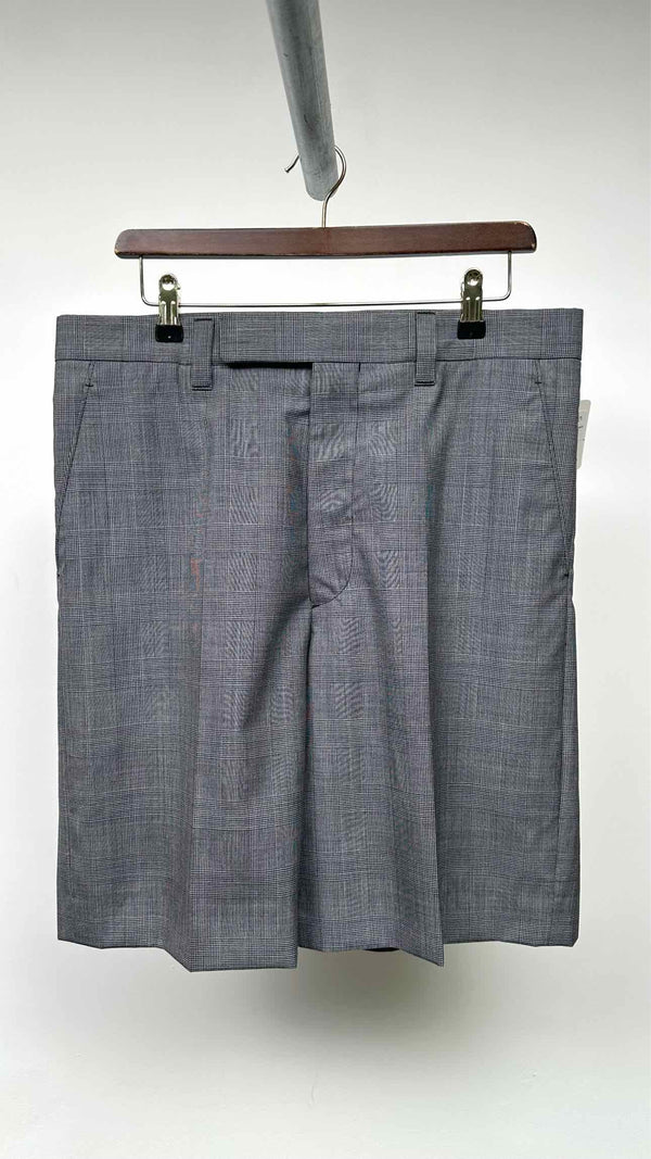 PRADA Check Wool Shorts