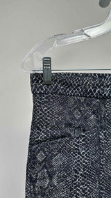 Kozaburo Snake Jacquard Extra Baggy Jeans