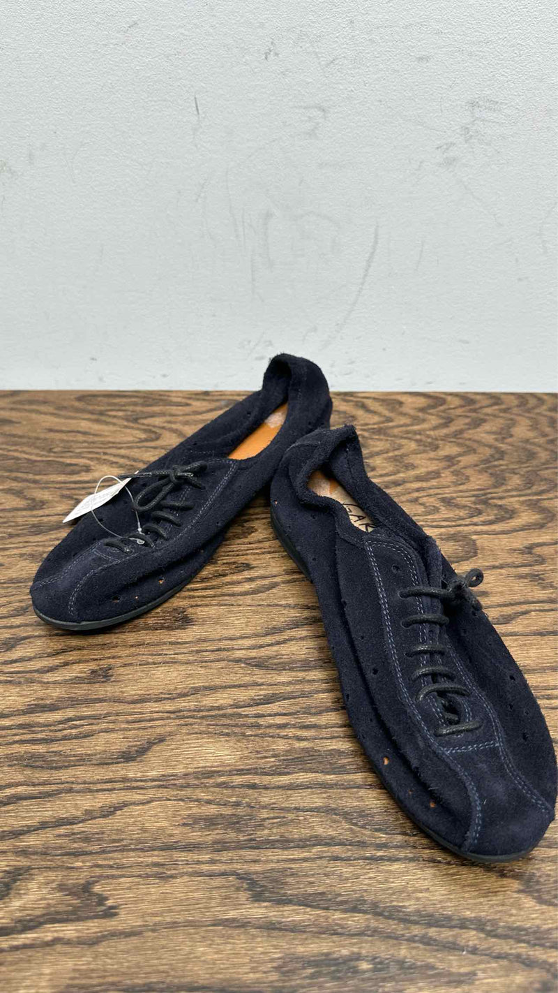 Geoffrey B. Small Eytet Suede Eyelet Shoes