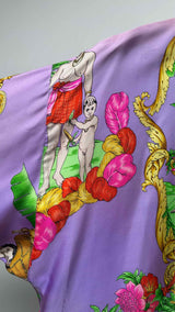 Gianni Versace Baroque Tropical Silk Shirt