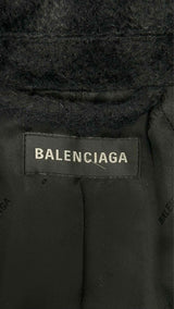 Balenciaga Fur Long Coat