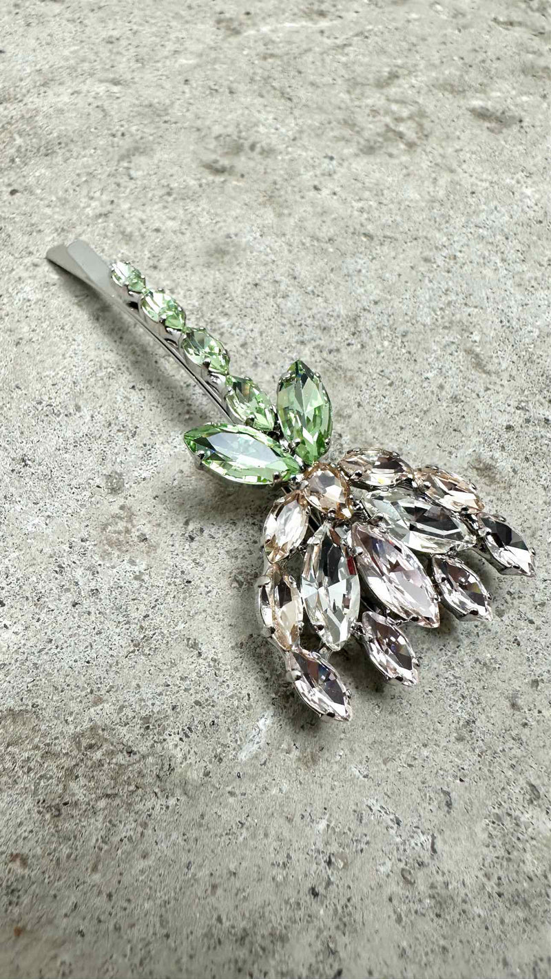 Simone Rocha Crystal Carnation Hair Clip
