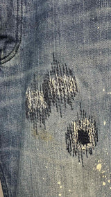 Number (N)ine Patchwork Bootcut Jeans