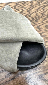 Jil Sander Suede Wrapped Sandals