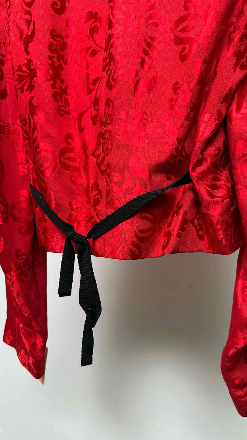 Ann Demeulemeester Botanical Jacquard Blazer Jacket