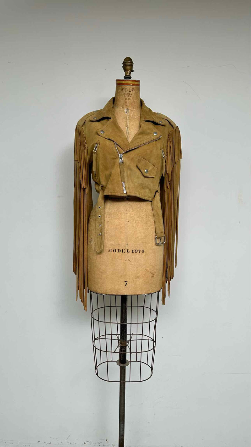 Faith Connexion Fringe Suede Leather Jacket