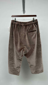 By Walid Silk Velvet Easy Pants